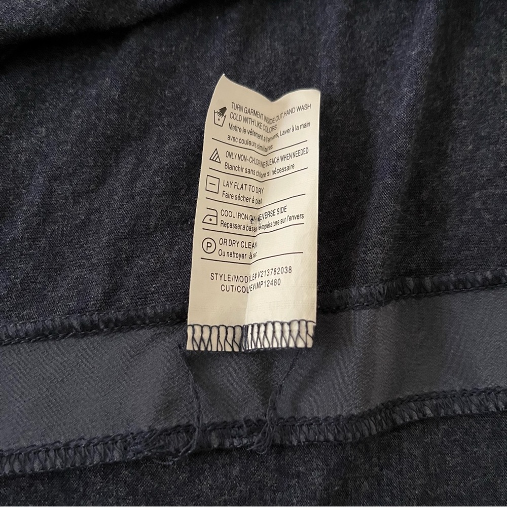 Vince Blue Side Stripe Tank Top - Picture 7 of 7